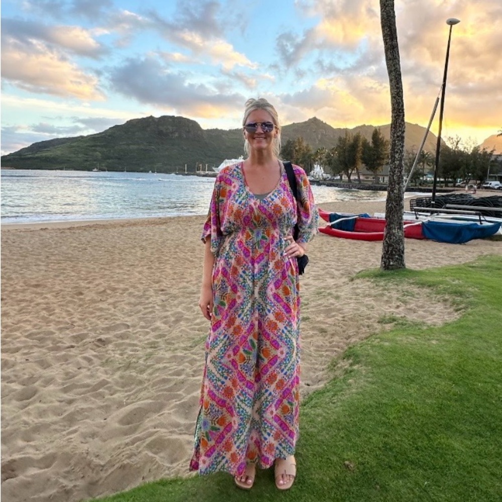 Natural Life Sanibel Kaftan Maxi Dress - Picture 9 of 9